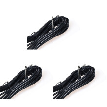 3Pièces Cordons Guitare Noir Haute Qualité Pour Guitare Et Basse