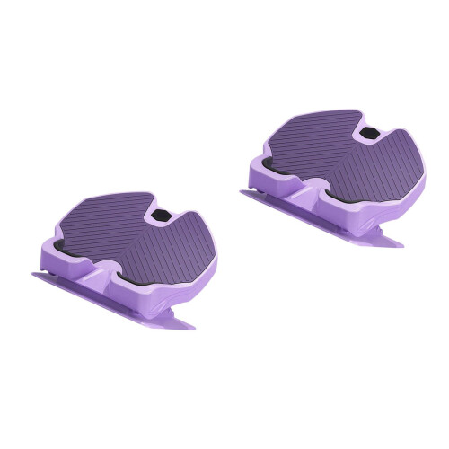 2Pièces Support D'étirement Pour Mollets Violet Réglable
