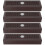 4Pièces Étui Voyage Harmonicas Noir Compact Et Sûr Pour Usage Maison 1