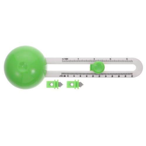1Ensemble Outil De Découpe Circulaire Vert ABS Pour