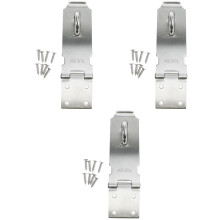 3Pièces Loquets Serrure Acier Inox 304 Argenté Pour Portails