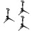 3Pcs Black Adjustable Mic Stand 360 Rotating Tripod Holder Stable 1