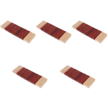 5Pièces Xylophone En Bois Marron Portable Pour Enfants Éducatif