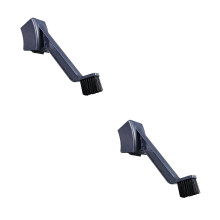 2Pcs Motorbike Gears Chain Washer Black Durable Cleaning Brush