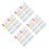 4Ensembles Clips Roller Chauffants Assortis U En Acier Pour Filles 1