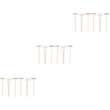 18Pcs Khaki Mini Bamboo Zen Garden Rakes for Desktop Meditation Decor