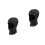 2Pièces Bonnet Noir Élastique Protection Uv Anti- 8
