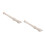 2Sets Portable White Resin Clarinet for Kids Beginner Practice 1