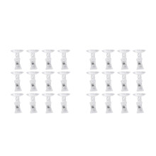 24Pièces Clips Professionnels Pour Aquarium Ventouse Transparent Ps
