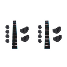 2Ensembles Accessoires Violon Noir Kit Débutant Silencieux Et Stickers