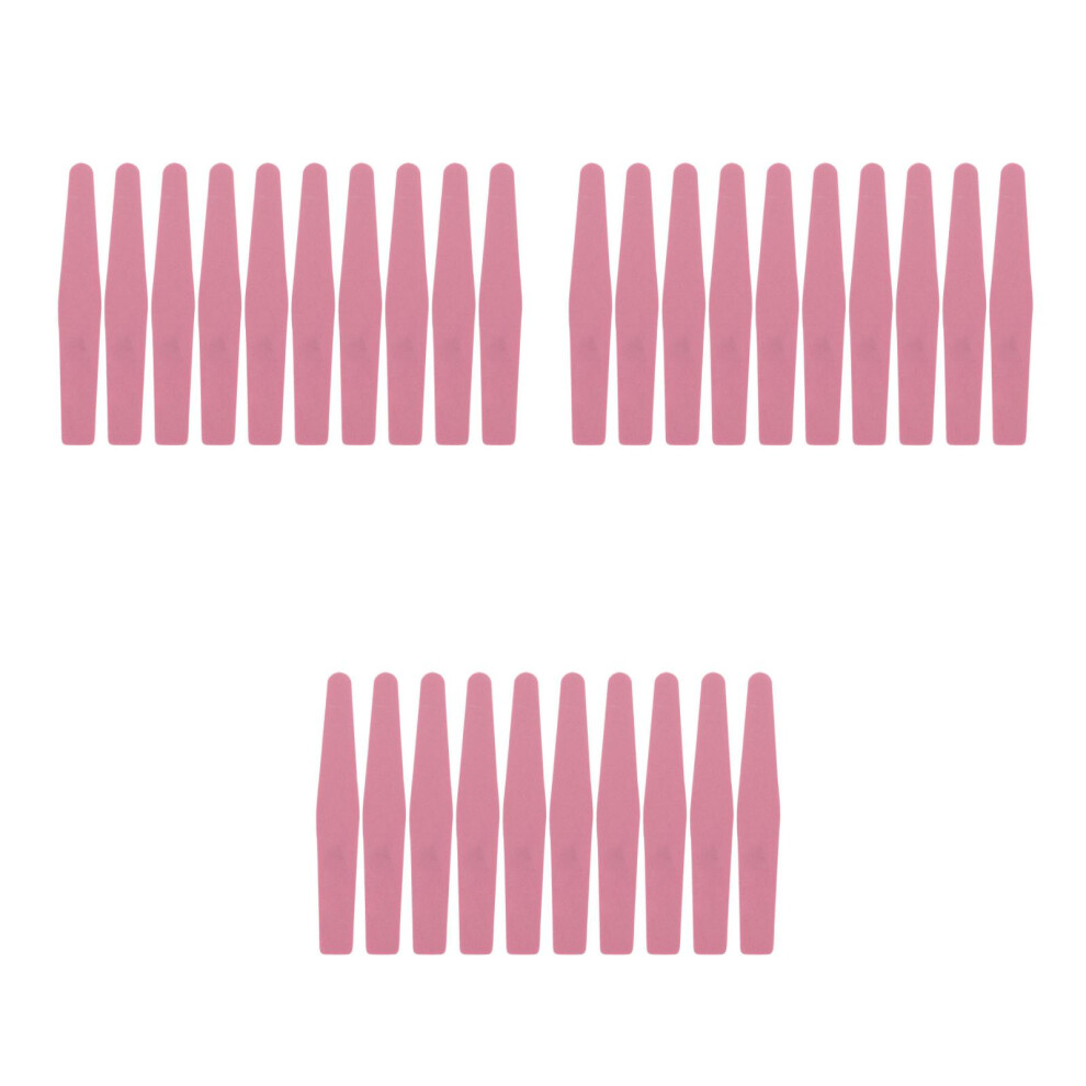 Inoomp Pink 30Pcs Nail File Buffer Double-Sided For Women Manicure & Nail Art