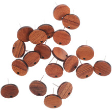 80Pcs DIY Wood Earring Posts for Handmade Jewelry Accessories