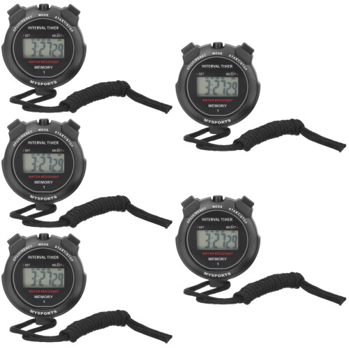 5Pièces Chronographes Électroniques Pour Entraîneurs Arbitres