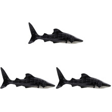 3Pièces Jouets Modèles Requins Baleines Pour Apprentissage