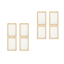 8Pcs Multi Wooden Paper Making Moulds DIY Craft Frames Educational Toy