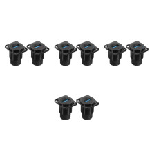 8Pièces Adaptateur USB Industrie Noir Transfert Rapide Étanche