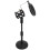 1Pc Adjustable Microphone Stand with Metal Base and Filter Black 1