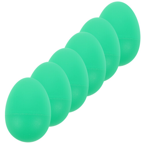 18Pcs Portable Green Plastic Shaker Eggs Kids Percussion Learning Toy 2