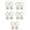 10Pcs Multi-Color Plastic Dollhouse Mini Lights for DIY Room Decor 1