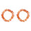 2Ensembles Ensemble Cristal DIY Accessoires Pierres Orange 3
