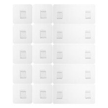 24Pcs No Drilling Acrylic Shower Shelf Replacement Hooks for Home Use