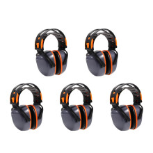 5Pièces Casques Anti-Bruit ABS Protection Auditive Colorés Ajustables