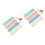 8Pièces Boîte De Rangement Portable Colorée En PP 1