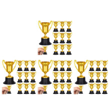 40Pcs Golden Plastic Kids Reward Trophy Cups Classroom Prizes