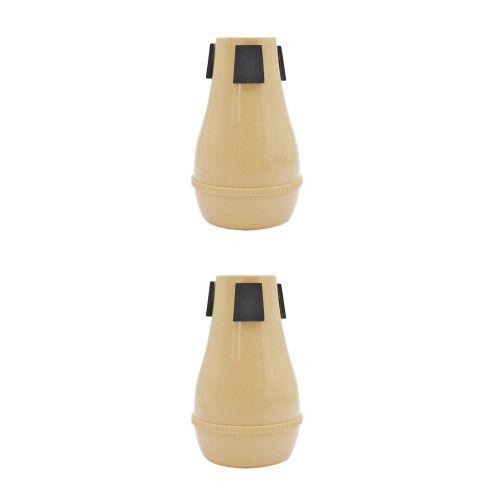 2Pièces Sourdine Trombone En ABS Atténuation