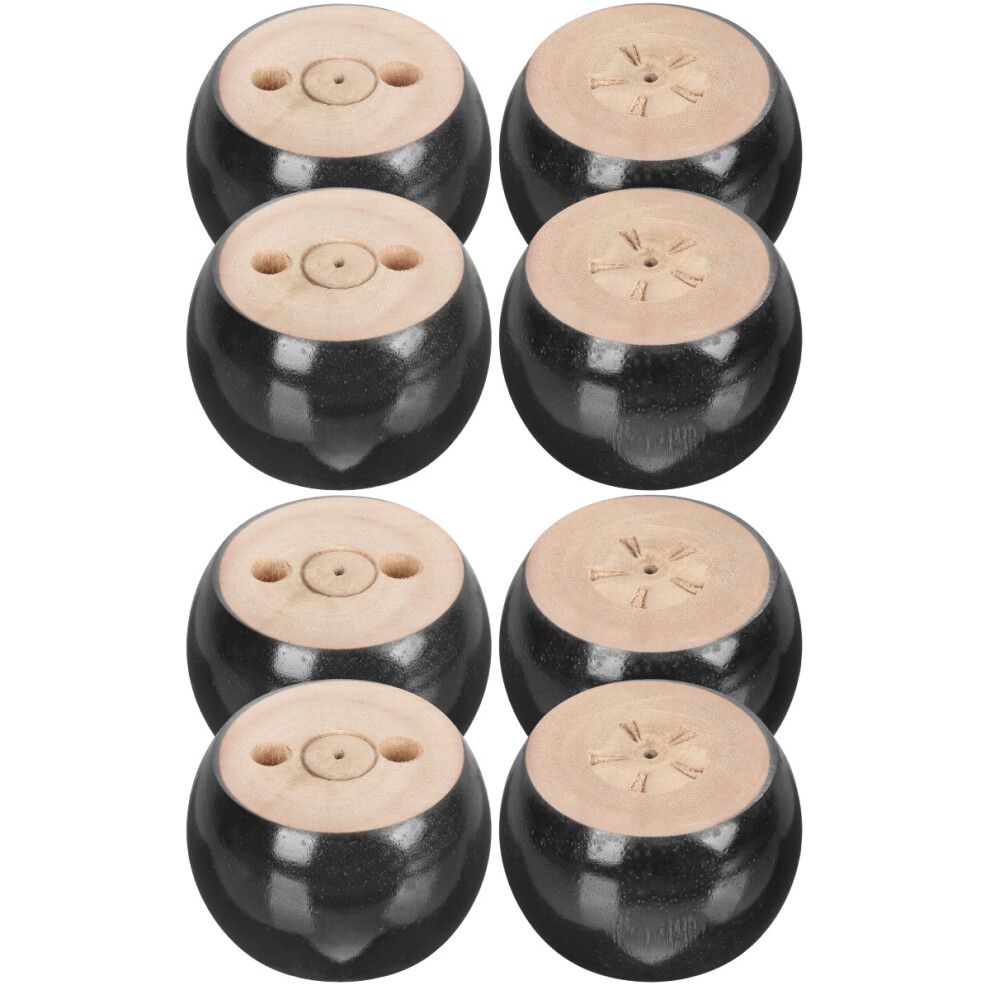 8Pcs Wood Furniture Legs For Cube Storage Sofa Couch Cabinet Feet 3703116072172