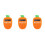 3Pcs Orange Electronic Calculator for Office and Student Use 1