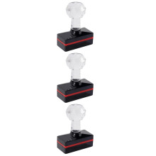 3Pcs Practical Chicken Egg Stamp Self Inking Multi Color Flat Stamp
