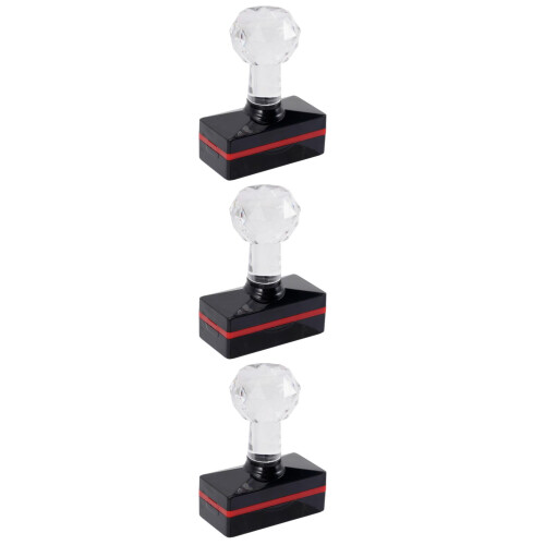 3Pcs Practical Chicken Egg Stamp Self Inking Multi Color Flat Stamp