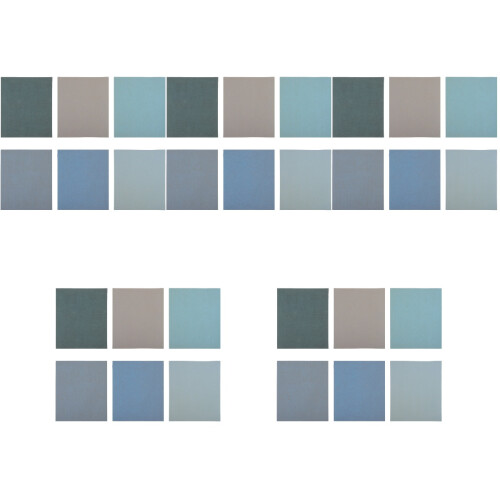 Papier Ponçage Assorti Usage Sec Humide Couleurs Variées