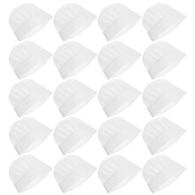 160Pcs White Non-Woven Fabric Kids Chef Hats Lightweight Kitchen Caps