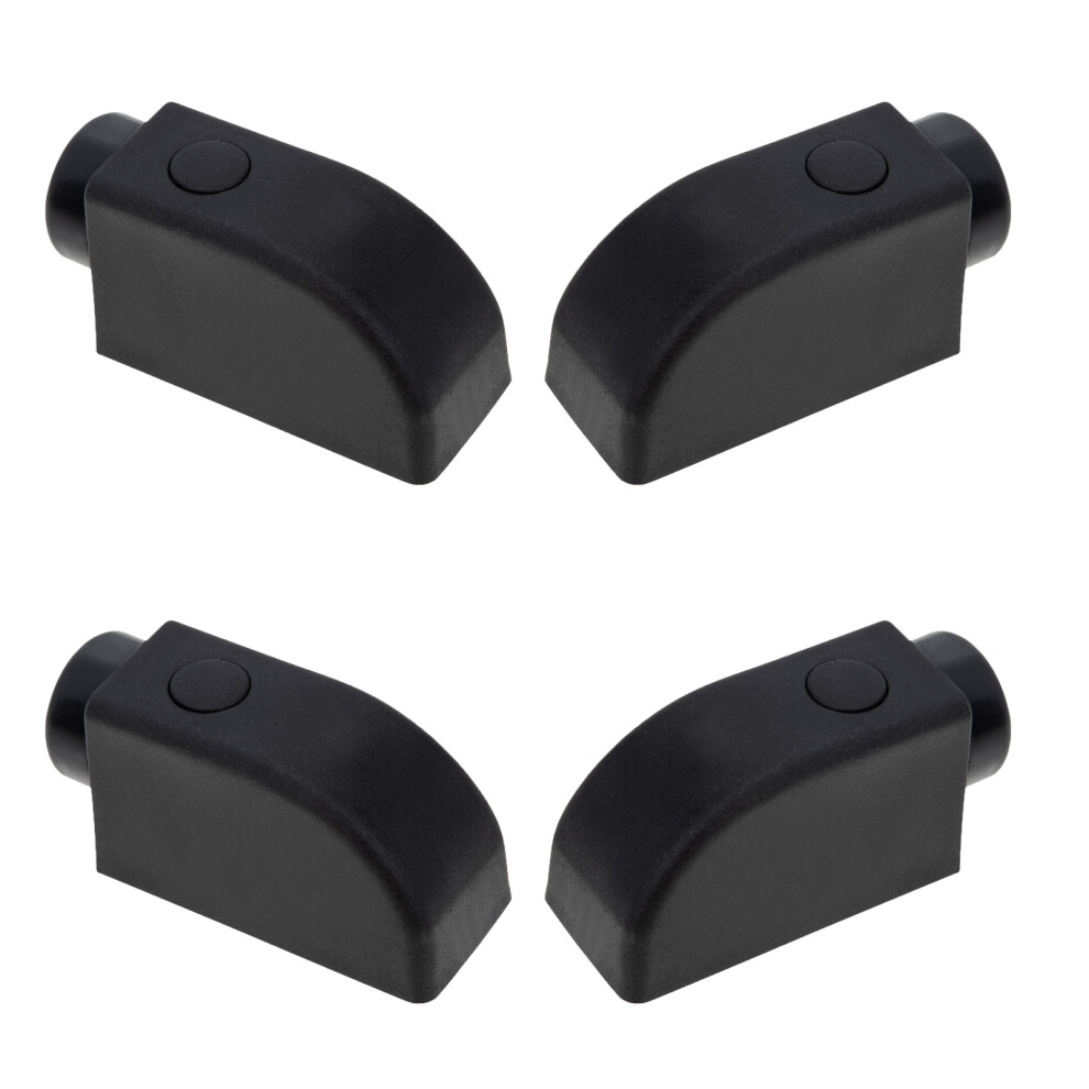 Inoomp 4Pcs Plastic Sliding Door Security Bars Window Safety Locks For Home