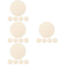 20Pièces Fond Rigide En Bois Beige Pour Sac À Main DIY Crochet