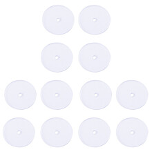 240Pcs Clear Plastic Earring Backs for Studs Durable Safe DIY Use