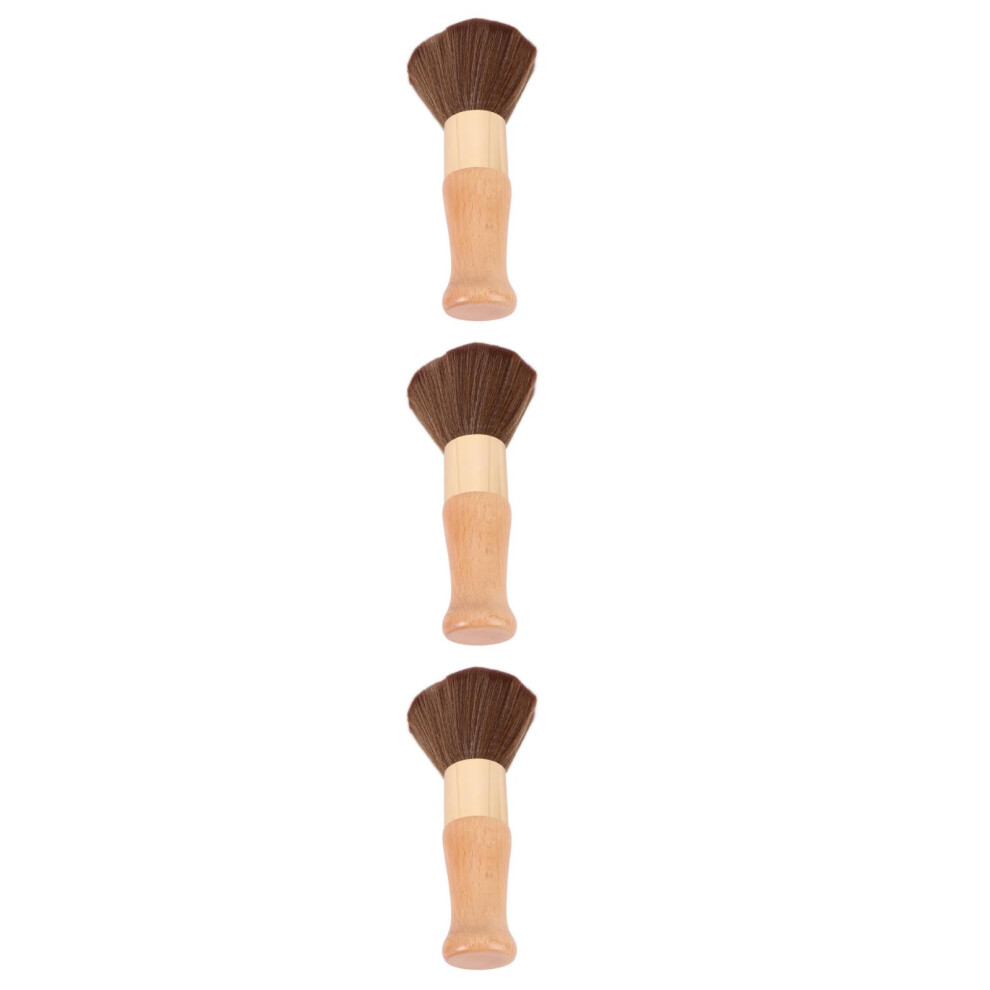 Inoomp 3Pcs Long Bristle Hair Cutting Neck Duster Brushes For Barbershop
