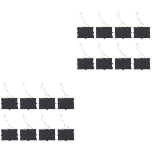 40Pièces Tableaux Mini Suspendus Pour Messages Décor