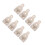 8Pcs Plastic Roller Shade Bracket Holders for Outdoor and Indoor Use 1