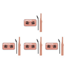 12Pcs Eyebrow Styling Wax Colorless Transparent Pomade