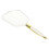 4Pcs Durable ABS Handheld Vanity Mirror Portable Makeup Mirror White 1