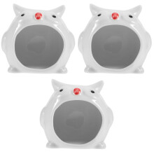 3Pcs White Ceramic Pet Hamster Hideout Safe Resting Nest