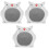 3Pcs White Ceramic Pet Hamster Hideout Safe Resting Nest 1