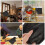 6Pièces À Poussière Pour Scie Avec Capuchon Flexible Noir Durable 10