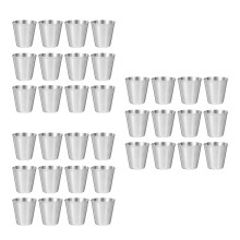 36Pcs Stainless Steel Liquor Cups Portable Shot Glasses