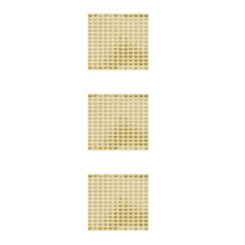 35100Pcs Waterproof Labels Yellow Self Adhesive Stickers