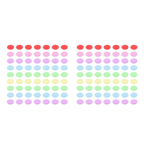 600Pcs Assorted Color Durable Chips Game Counters Markers