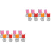 8Pcs Plastic Photosensitive Teacher Stamper Assorted Color Reward Tool